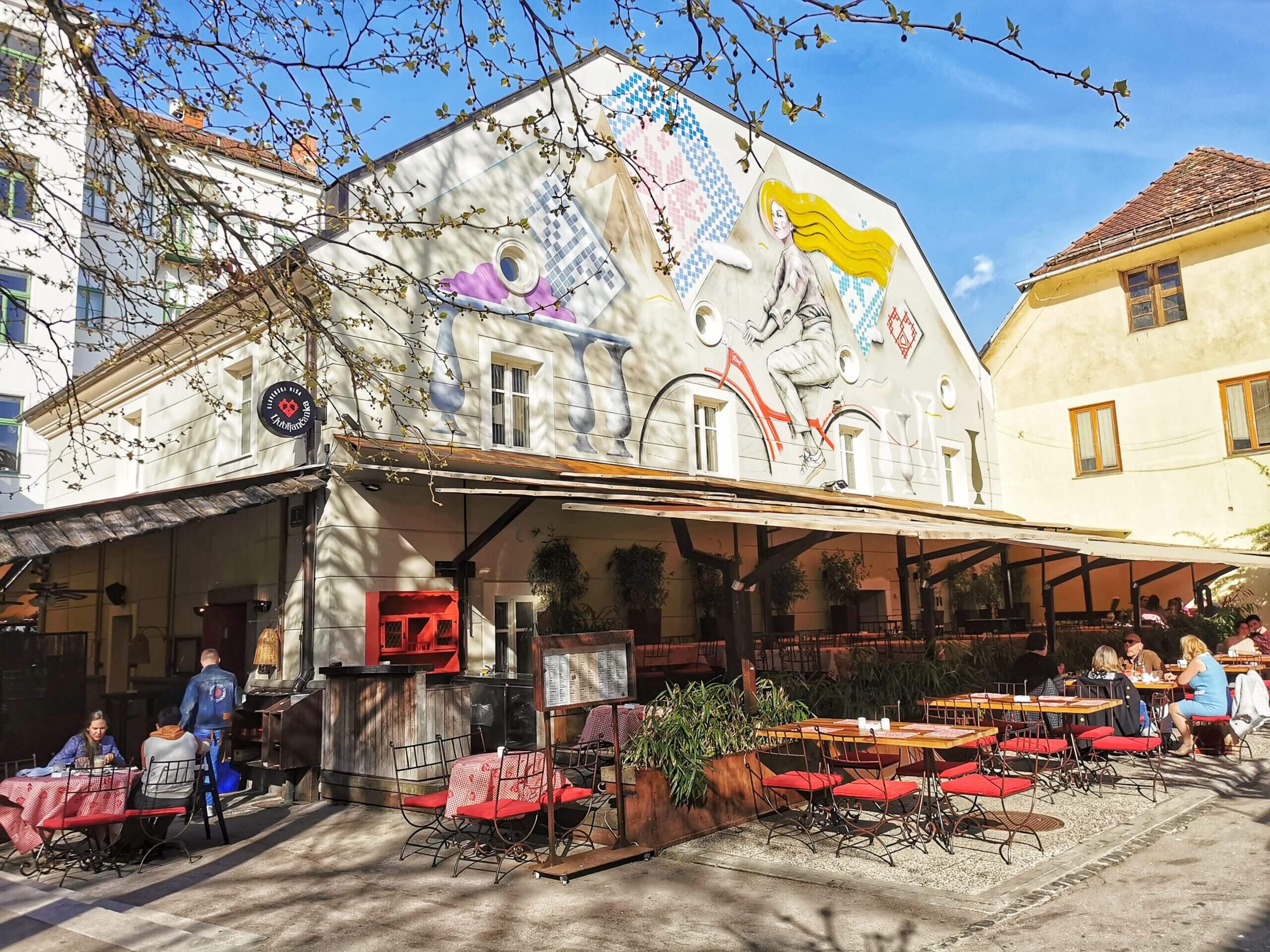 Ljubljančanka Mural Exterior